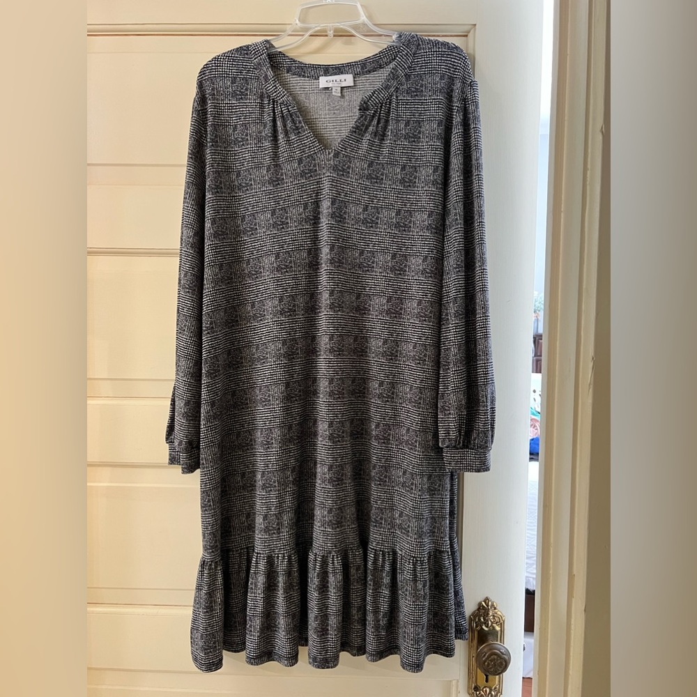 Gilli Black/White Dress Size 1X